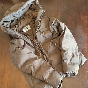 Dutch Bros Gray Puffer Jacket